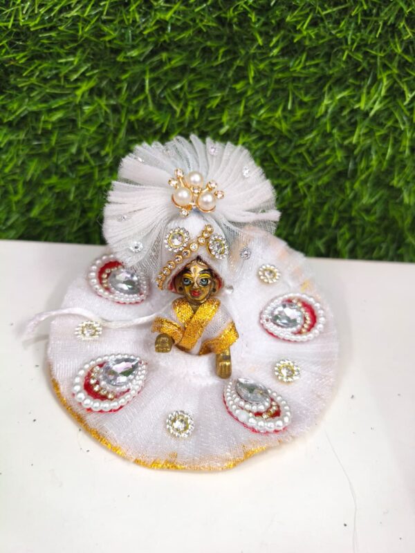 Holi Special Dress for Laddu Gopal Ji (Ghagra with Pagri – Size 0)